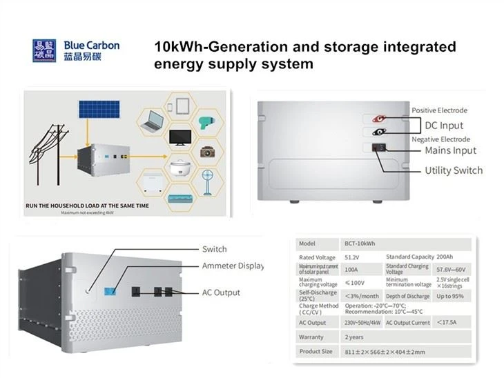 Solar Powered Energy Storage System DC USB Output